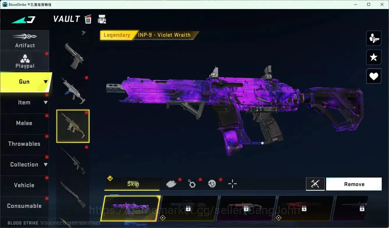 Blood Strike Accounts ASIA | ETERNAL: Desert Eagle Scorpius | 2 7DS: QBZ image 9