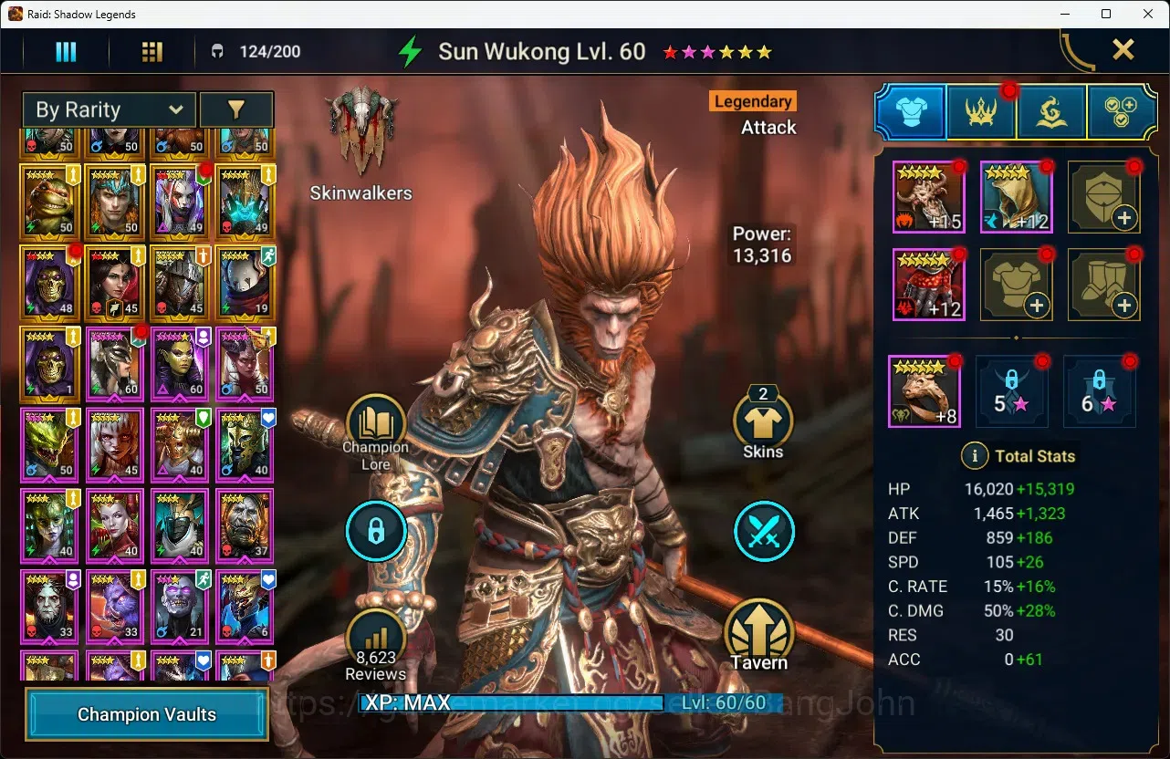 Raid: Shadow Legends Accounts Lv52 1,3MPower| 21 Legend |Ezio, Xenomorph, Ninja, image 15