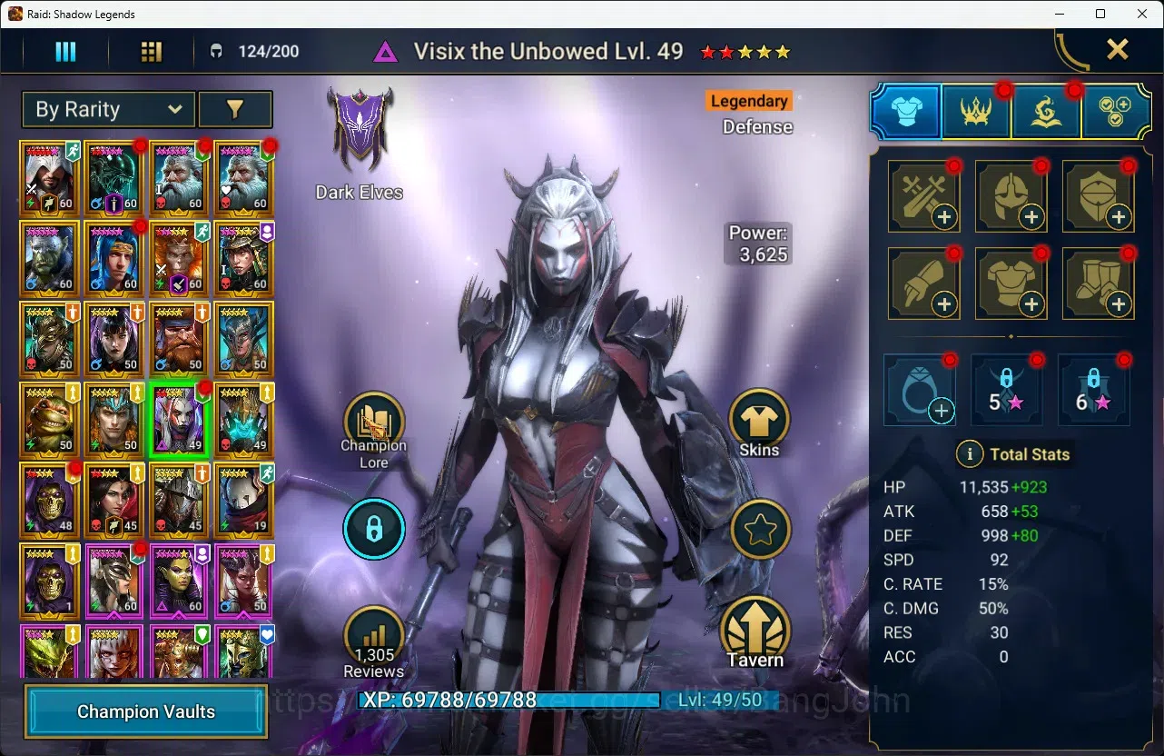 Raid: Shadow Legends Accounts Lv52 1,3MPower| 21 Legend |Ezio, Xenomorph, Ninja, image 16