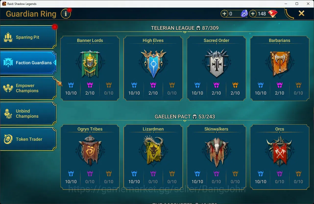 Raid: Shadow Legends Accounts Lv52 1,3MPower| 21 Legend |Ezio, Xenomorph, Ninja, image 6