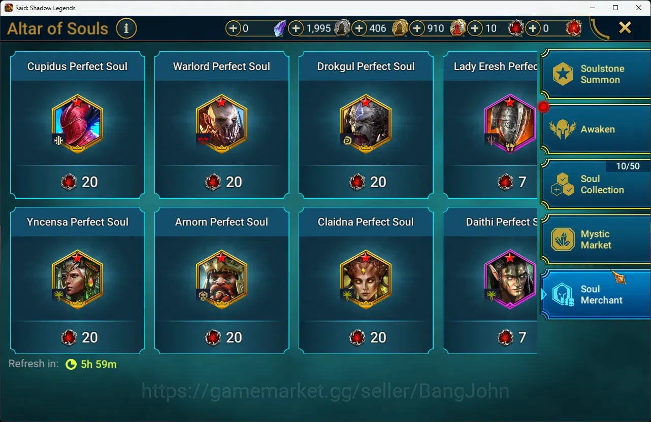 Raid: Shadow Legends Accounts Lv52 1,3MPower| 21 Legend |Ezio, Xenomorph, Ninja, image 8