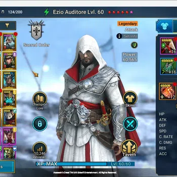 Raid: Shadow Legends Others Lv52 1,3MPower| 21 Legend |Ezio, Xenomorph, Ninja, image 1