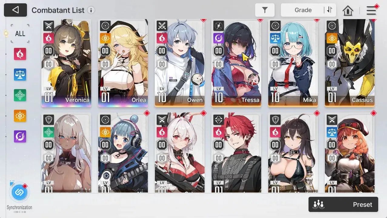 Chaos Zero Nightmare Accounts GLOBAL Lv54|8 SSR[HeidemariM1,Rita,Tiphera,Chizuru image 4