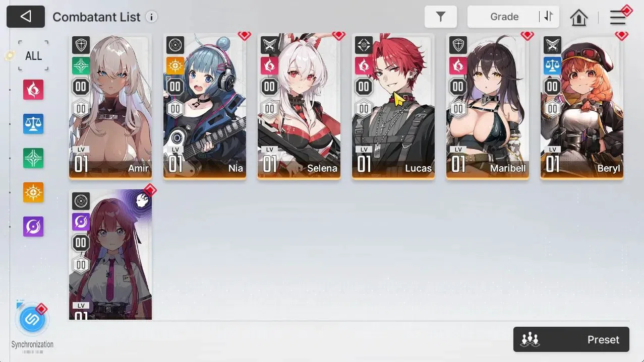 Chaos Zero Nightmare Accounts GLOBAL Lv54|8 SSR[HeidemariM1,Rita,Tiphera,Chizuru image 5