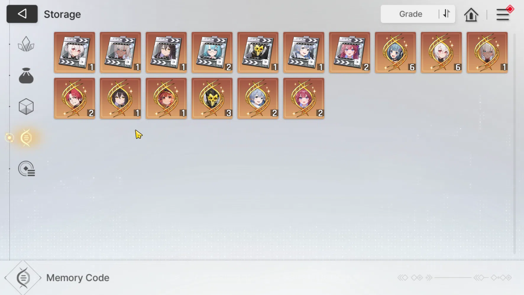 Chaos Zero Nightmare Accounts ASIA | Lv 54 | 7 Limit, Heidemarie EM 4, Veronica, Tiphera, Rin, Mei Lin, Orlea, Luke | Mid 12