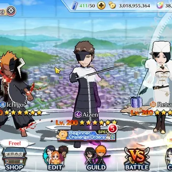 Bleach: Brave Souls Accounts High-End Global |1M BP+38K Orb|End Game|1K PS+5K BSAcc,2K PAcc Ticket|Ichigo,Aizen