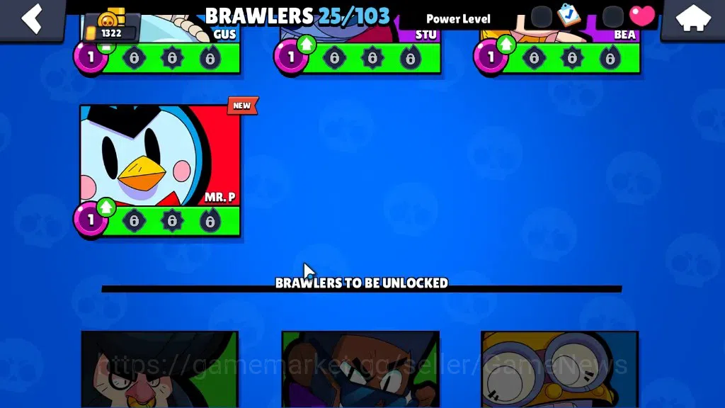 Brawl Stars Accounts 1322 Trophy|7,9k Bling|25 Brawlers 4 Max [Cordeliu image 11
