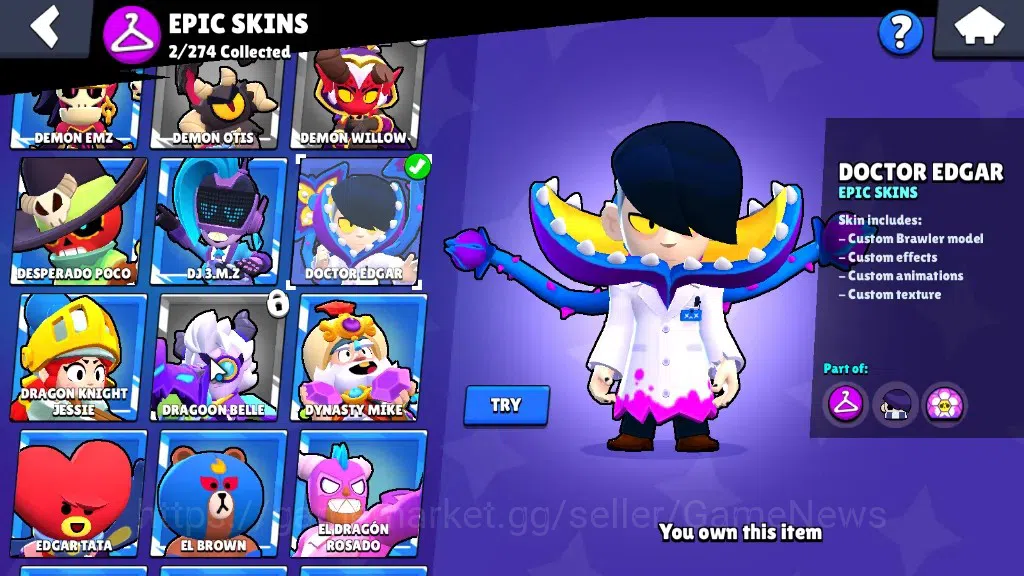 Brawl Stars Accounts 1322 Trophy|7,9k Bling|25 Brawlers 4 Max [Cordeliu image 13