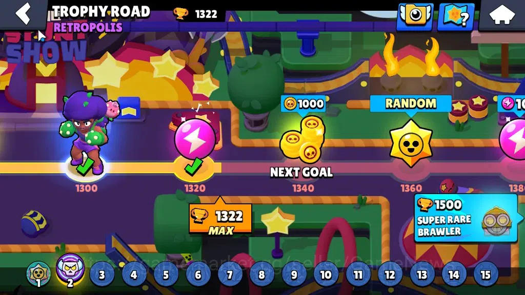 Brawl Stars Accounts 1322 Trophy|7,9k Bling|25 Brawlers 4 Max [Cordeliu image 5