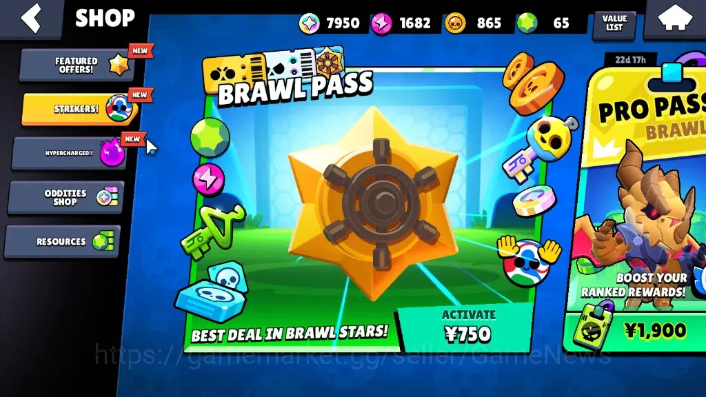 Brawl Stars Accounts 1322 Trophy|7,9k Bling|25 Brawlers 4 Max [Cordeliu image 6