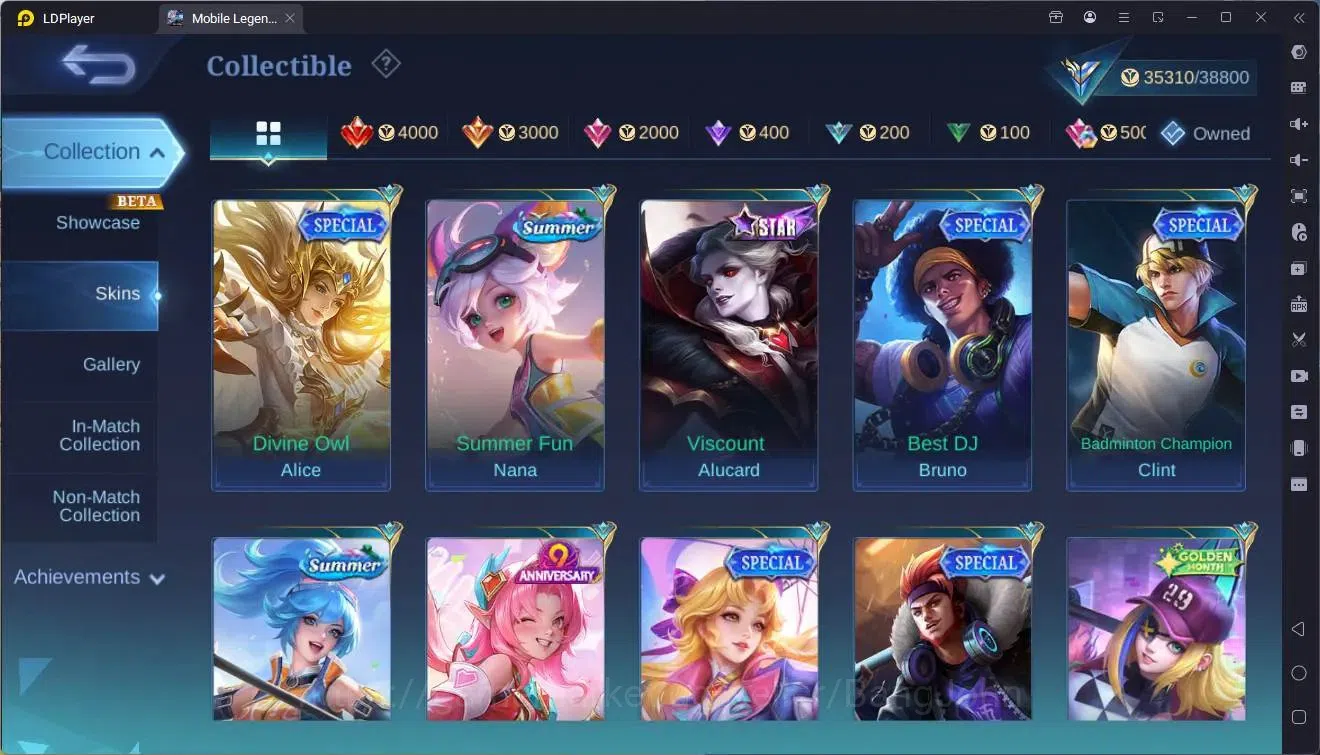 Mobile Legends: Bang Bang Accounts Collector Global |Hero 69|Skin 124|Expert|NEO Ling|Allstar Moskov|KOF Karina|CC 13