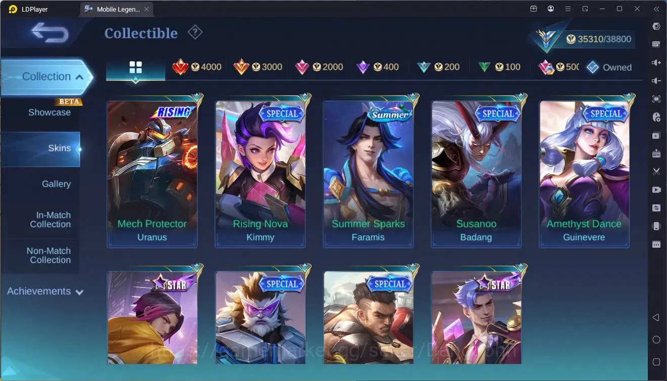 Mobile Legends: Bang Bang Accounts Collector Global |Hero 69|Skin 124|Expert|NEO Ling|Allstar Moskov|KOF Karina|CC 16