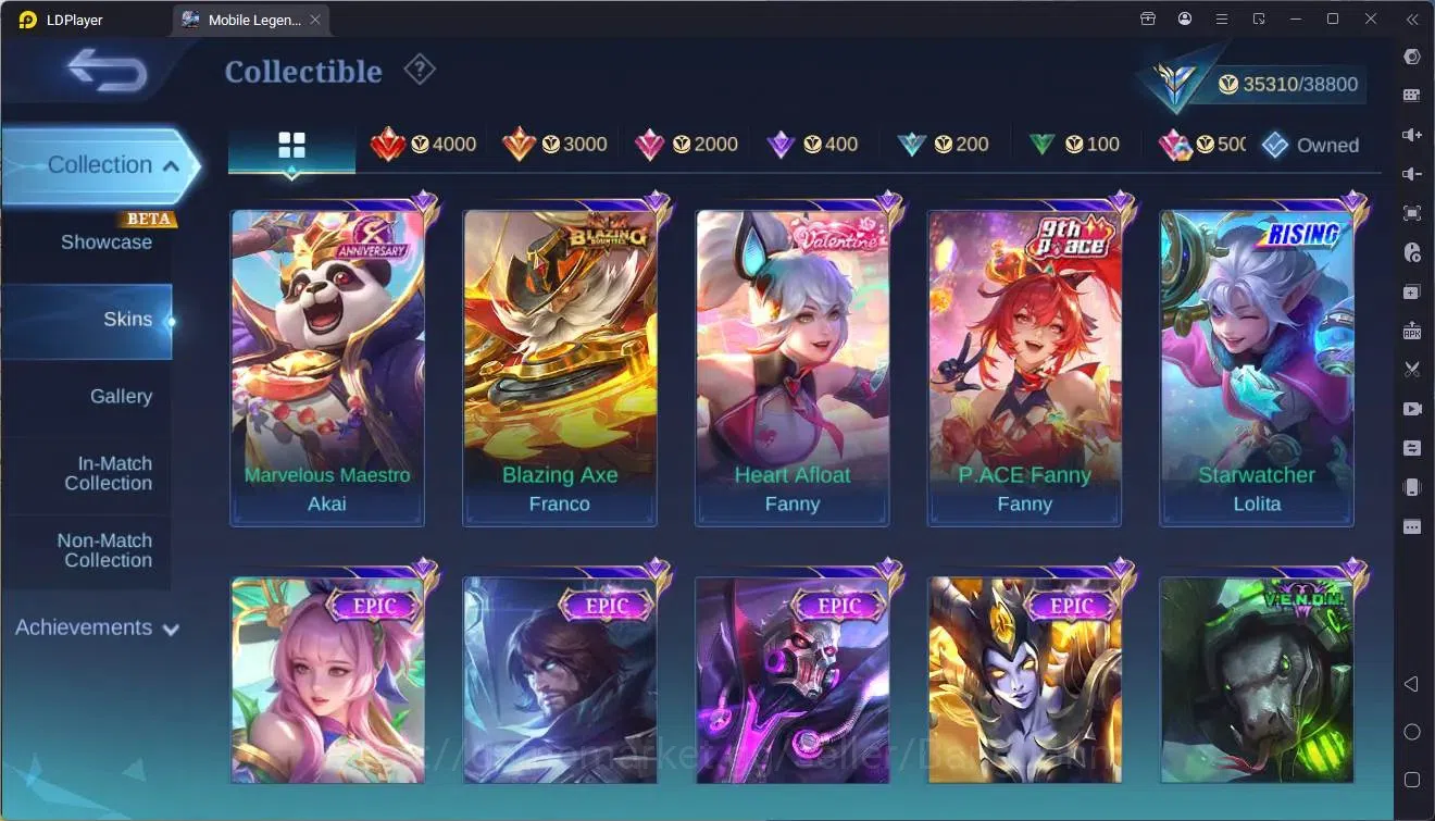 Mobile Legends: Bang Bang Accounts Collector Global |Hero 69|Skin 124|Expert|NEO Ling|Allstar Moskov|KOF Karina|CC 9