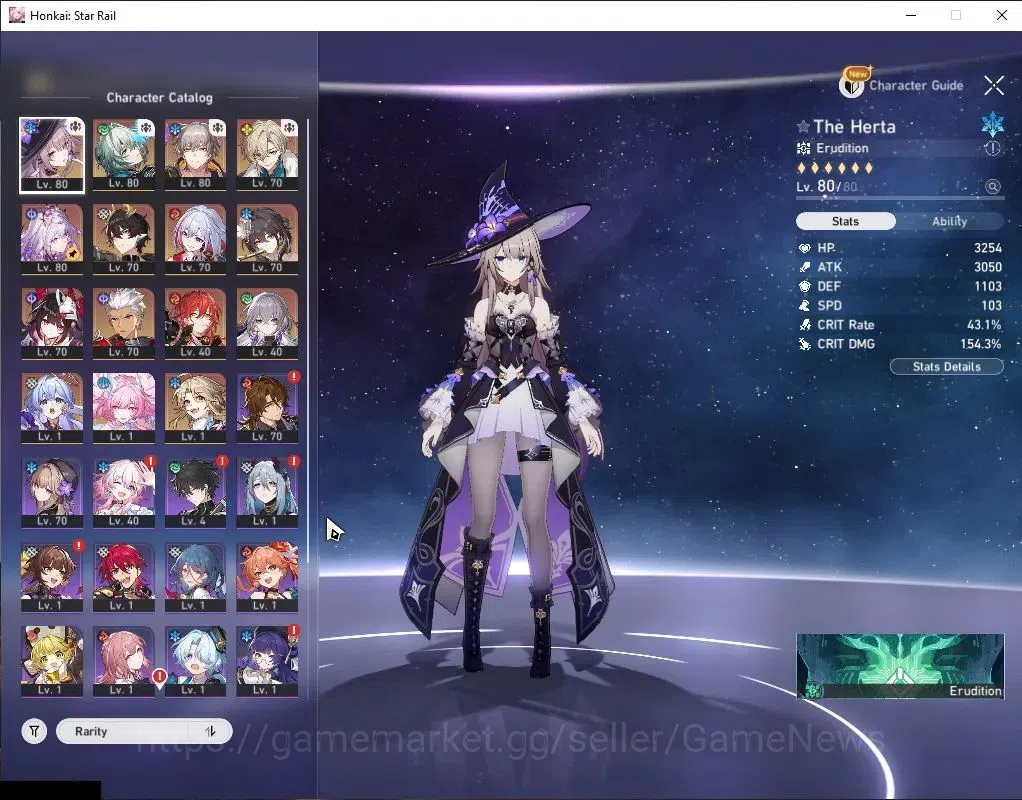 Honkai Star Rail Accounts Asia|TL 63|11 Limited|Casto+Sign,The Herta,Anaxa,T image 4