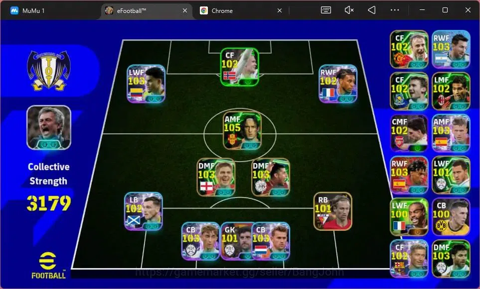 eFootball Accounts Mobile|PW 3179|Epic Totti,Alonso,Gerrard,Berbatov, image 1
