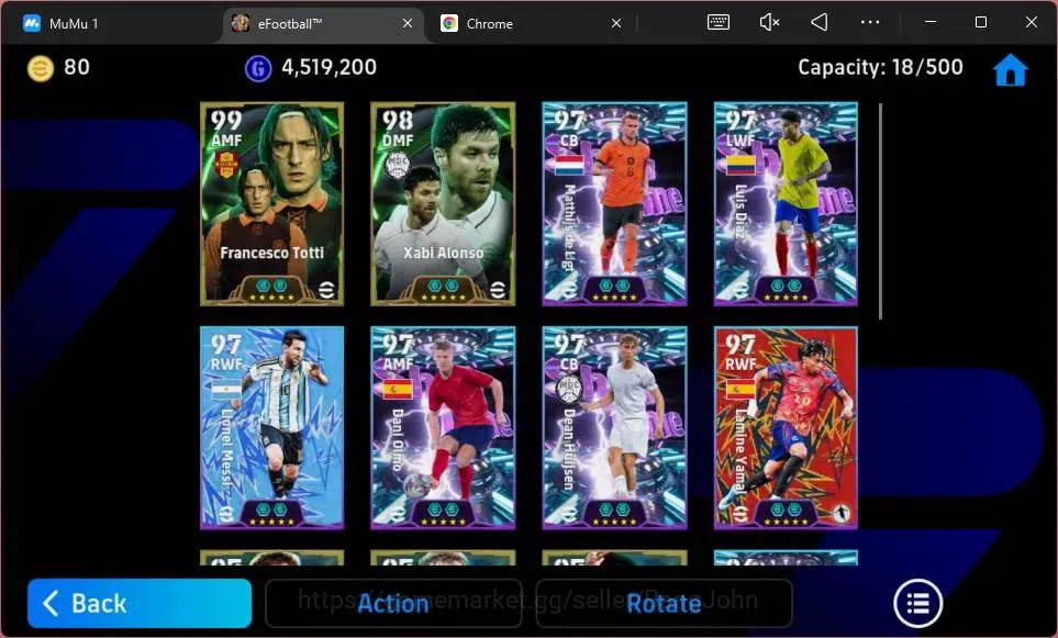 eFootball Accounts Mobile|PW 3179|Epic Totti,Alonso,Gerrard,Berbatov, image 3