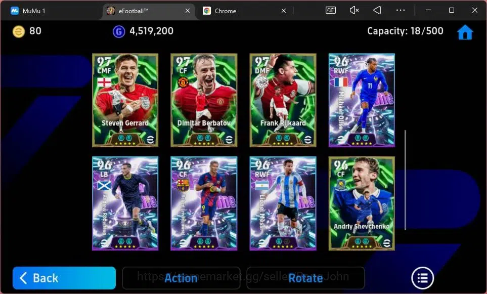 eFootball Accounts Mobile|PW 3179|Epic Totti,Alonso,Gerrard,Berbatov, image 4