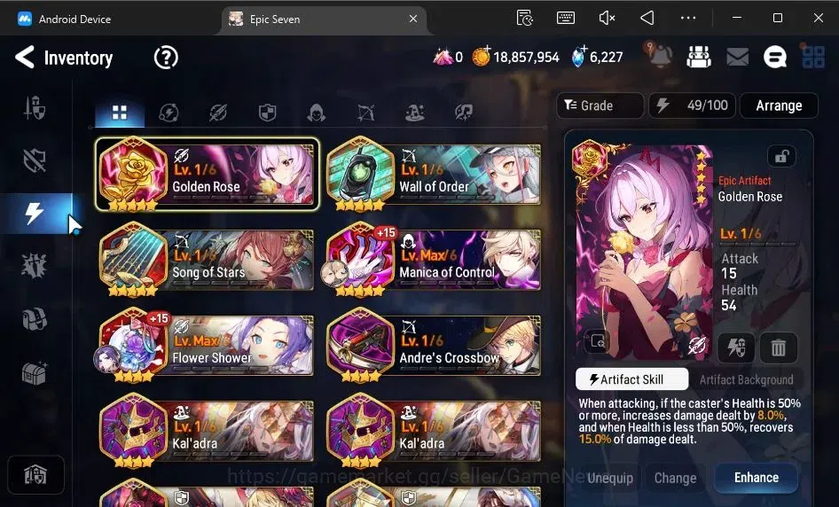 Epic Seven Accounts GLOBAL Unverif|New Era|3 ML(Rhianna&Luciella,NM Lu image 10