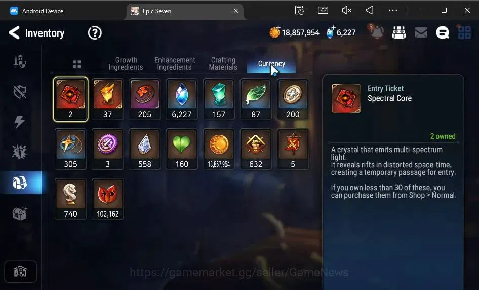 Epic Seven Accounts GLOBAL Unverif|New Era|3 ML(Rhianna&Luciella,NM Lu image 11