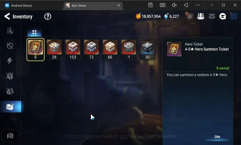 Epic Seven Accounts GLOBAL Unverif|New Era|3 ML(Rhianna&Luciella,NM Lu image 12