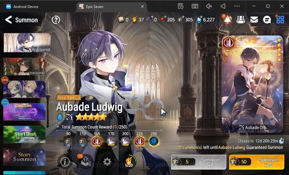 Epic Seven Accounts GLOBAL Unverif|New Era|3 ML(Rhianna&Luciella,NM Lu image 15