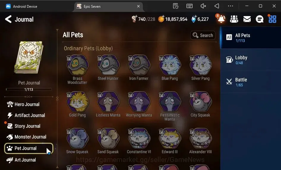 Epic Seven Accounts GLOBAL Unverif|New Era|3 ML(Rhianna&Luciella,NM Lu image 18