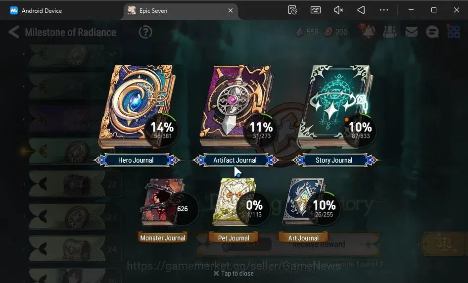 Epic Seven Accounts GLOBAL Unverif|New Era|3 ML(Rhianna&Luciella,NM Lu image 5
