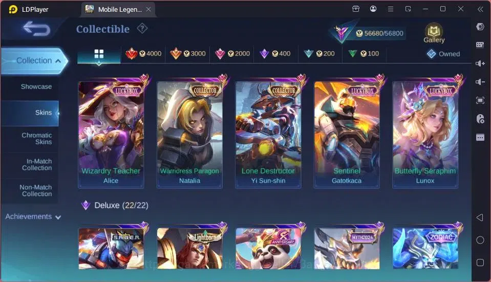 Mobile Legends: Bang Bang Accounts GLOBAL Hero 132 Skin 249 |CC Yss|LBox[Alice,Gatot, image 12