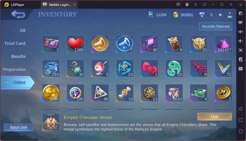 Mobile Legends: Bang Bang Accounts GLOBAL Hero 132 Skin 249 |CC Yss|LBox[Alice,Gatot, image 2