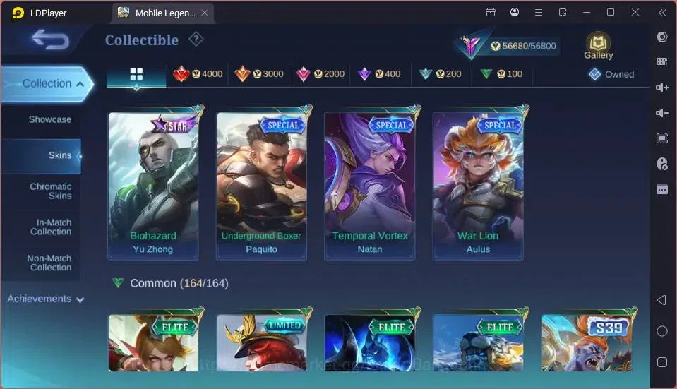 Mobile Legends: Bang Bang Accounts GLOBAL Hero 132 Skin 249 |CC Yss|LBox[Alice,Gatot, image 3