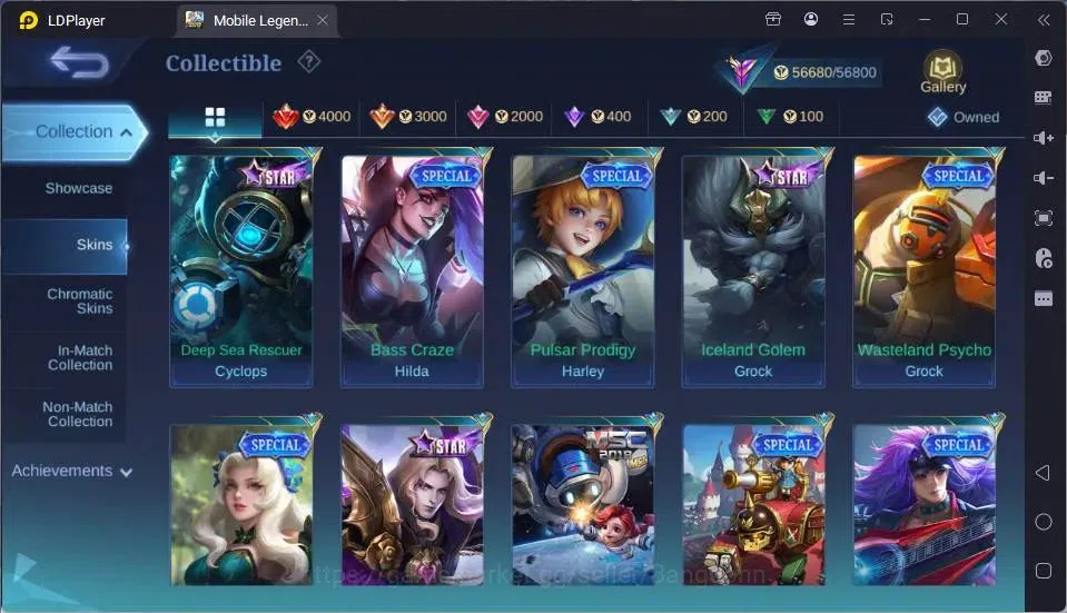 Mobile Legends: Bang Bang Accounts GLOBAL Hero 132 Skin 249 |CC Yss|LBox[Alice,Gatot, image 6