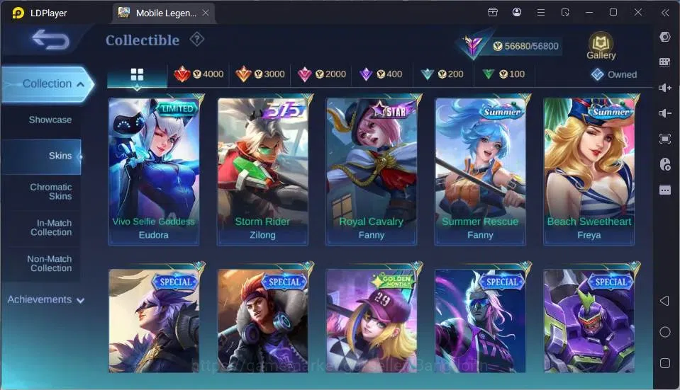 Mobile Legends: Bang Bang Accounts GLOBAL Hero 132 Skin 249 |CC Yss|LBox[Alice,Gatot, image 7