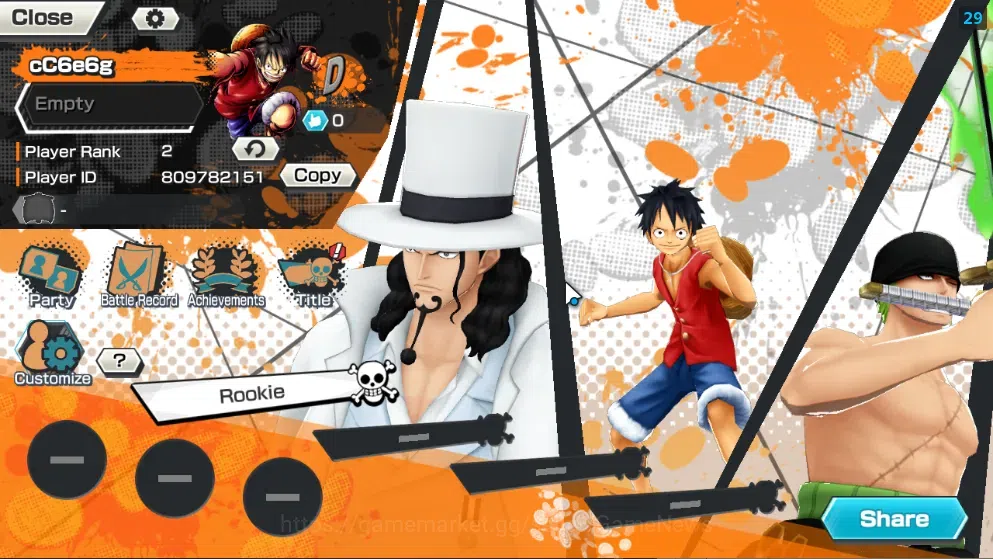 One Piece Bounty Rush Accounts Global| Starter  |2 NEW EX (Zoro and Sanji,Rob Luc image 10