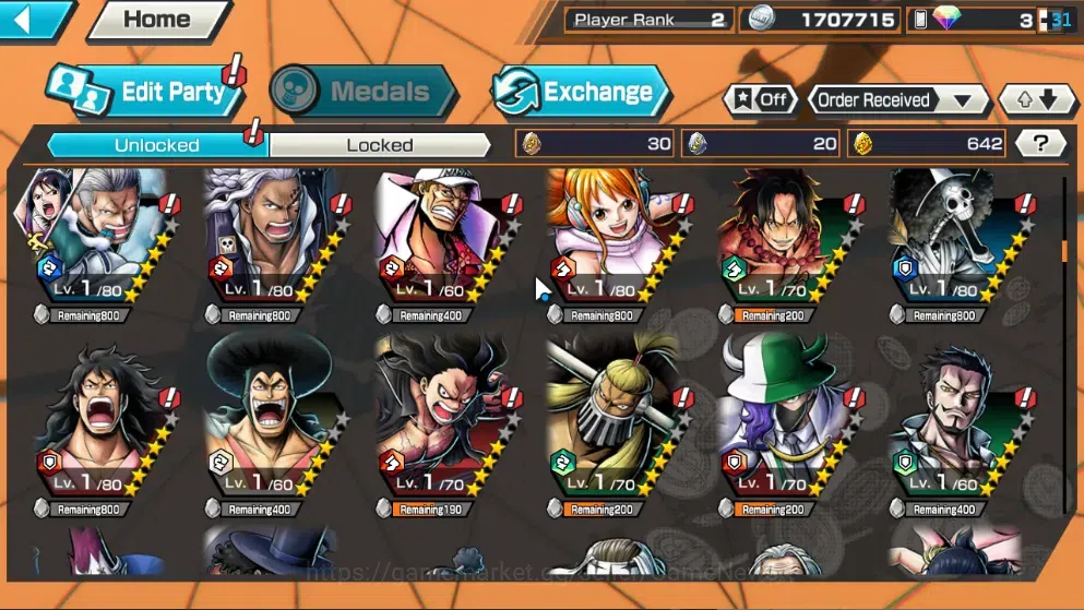 One Piece Bounty Rush Accounts Global| Starter  |2 NEW EX (Zoro and Sanji,Rob Luc image 13