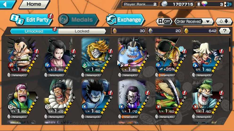 One Piece Bounty Rush Accounts Global| Starter  |2 NEW EX (Zoro and Sanji,Rob Luc image 7