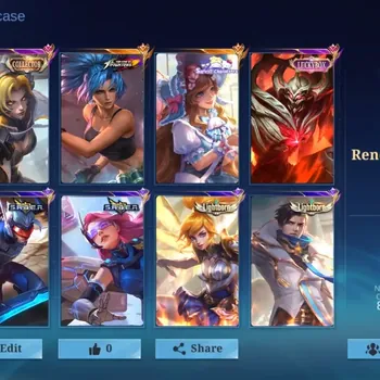 Mobile Legends: Bang Bang Accounts Collector Global|137H 222S|Renowned|KOF Karina|Sanrio Floryn|Luckybox Zhask|Collector