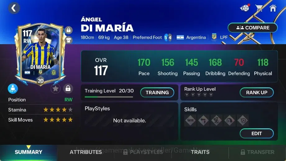EA SPORTS FC Mobile Accounts OVR 120/51B Value|Best Starter Bruno Fernandes UTO image 7