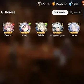 Epic Seven Accounts Starter Global Unverif|Fresh Starter|2ML(Lisette,Ilynav)|PoH+Bless ON|SS 1.2K|MoR 100 Dawning