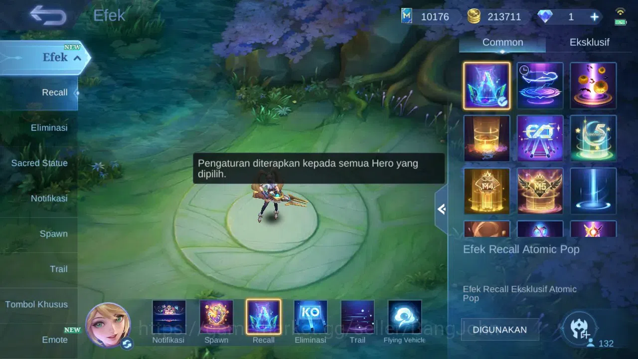 Mobile Legends: Bang Bang Accounts GLOBAL Hero 132 Skin 184 | KOF Karina | CC Nata |  image 13