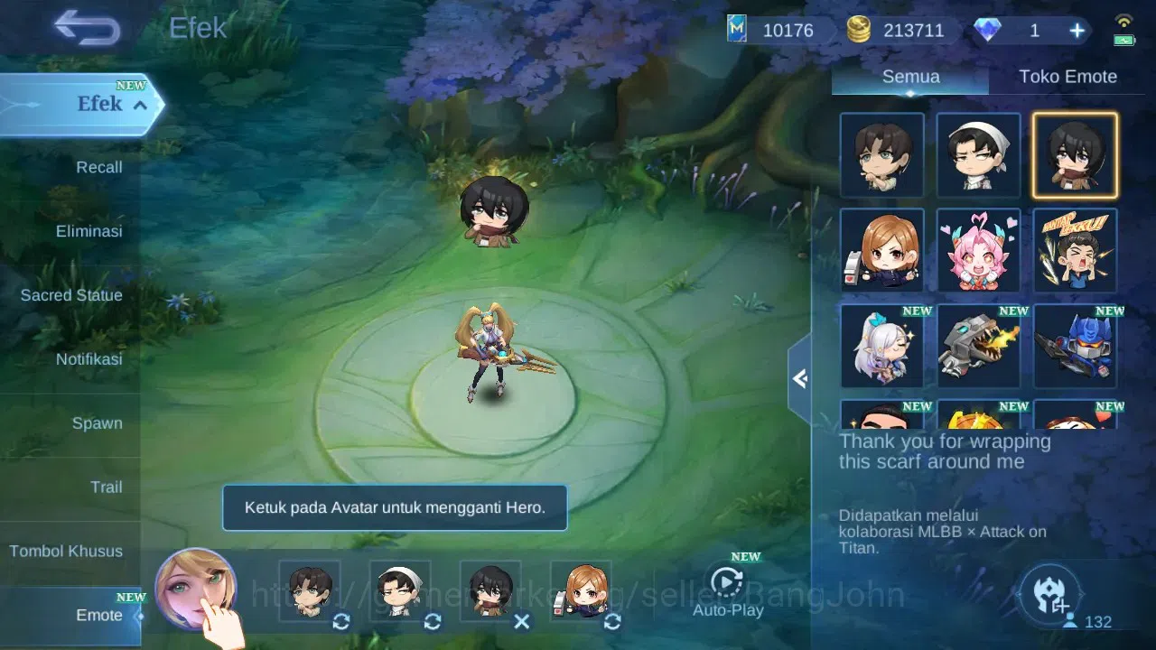 Mobile Legends: Bang Bang Accounts GLOBAL Hero 132 Skin 184 | KOF Karina | CC Nata |  image 14