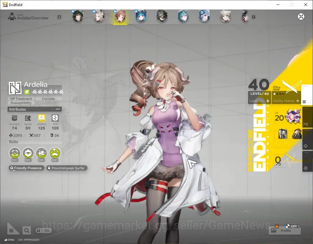 Arknights: Endfield Accounts ASIA|Lv 27|4 SSR(1 Limited) + 6 (*6 Weapon)|[Zhuan image 3