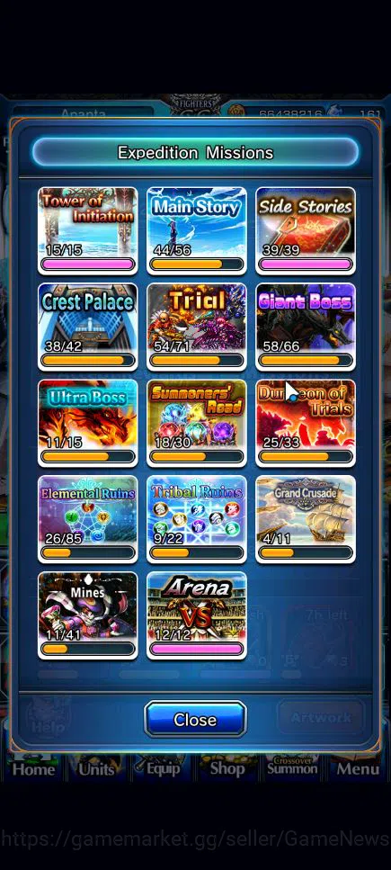 Grand Summoners Accounts Global|Rank 114|68 RGB|29 Ascend|[Inumuta,Roy,Saya image 14