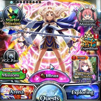 Grand Summoners End-Game Global |Rank 34|388 CC|12 Ascend+4 TW|[Liza,Chloe, image 1