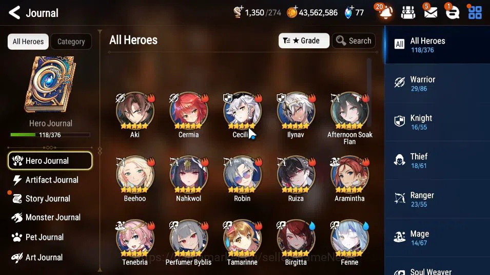 Epic Seven Accounts GLOBAL Unverif|New Era|4 ML(Straze, MChloe, BW ISe image 15