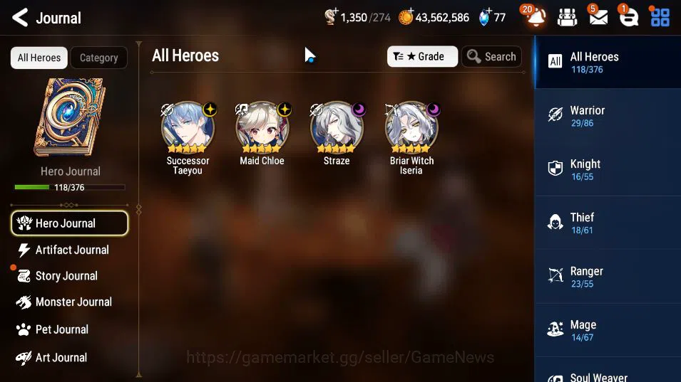 Epic Seven Accounts GLOBAL Unverif|New Era|4 ML(Straze, MChloe, BW ISe image 16