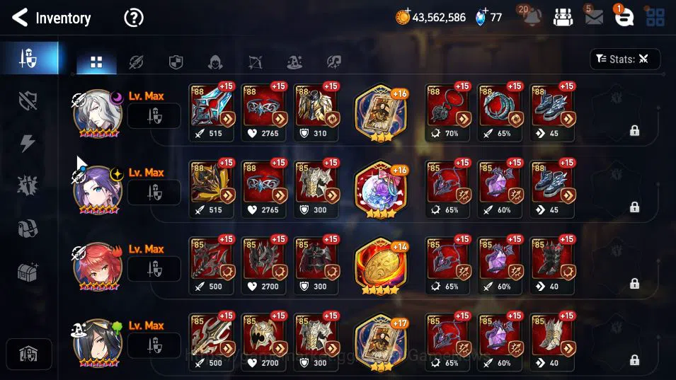 Epic Seven Accounts GLOBAL Unverif|New Era|4 ML(Straze, MChloe, BW ISe image 8
