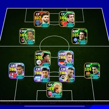 eFootball Accounts Legends & Iconic Players OVR 3225