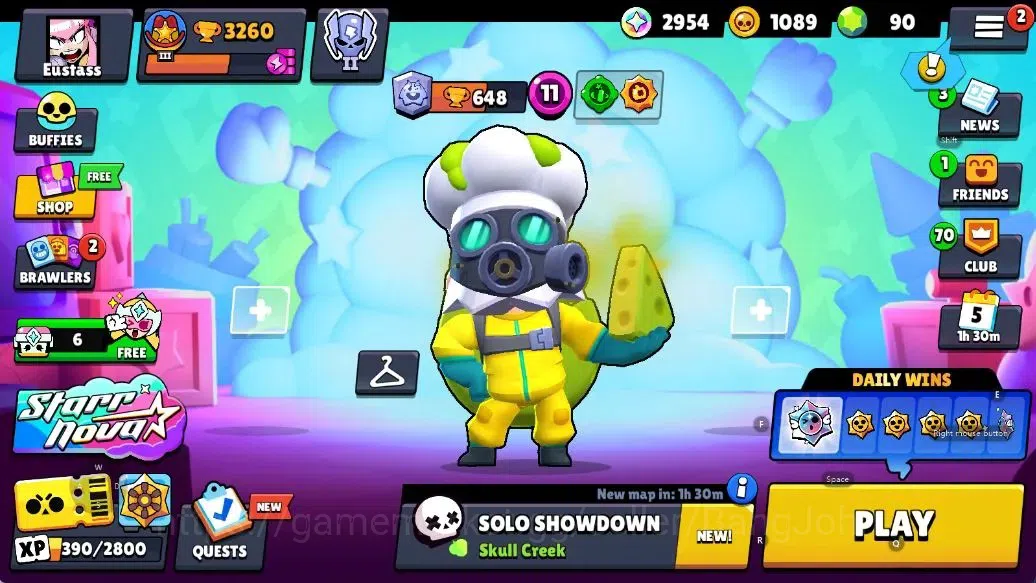 Brawl Stars Accounts Android | 3260 Thropy|37 Brawler-10 Max Lv - 4 Hyp image 1