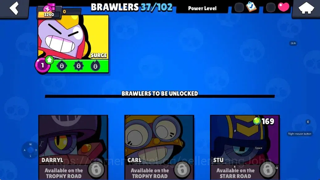 Brawl Stars Accounts Android | 3260 Thropy|37 Brawler-10 Max Lv - 4 Hyp image 10