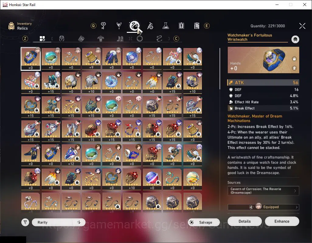 Honkai Star Rail Accounts Mid Game Asia|TL 56|7 Limited| [Rappa E1]+Sign,Yao Guang,Hysilens,Hyacine,Acheron,Dante,Ruan Mei 8